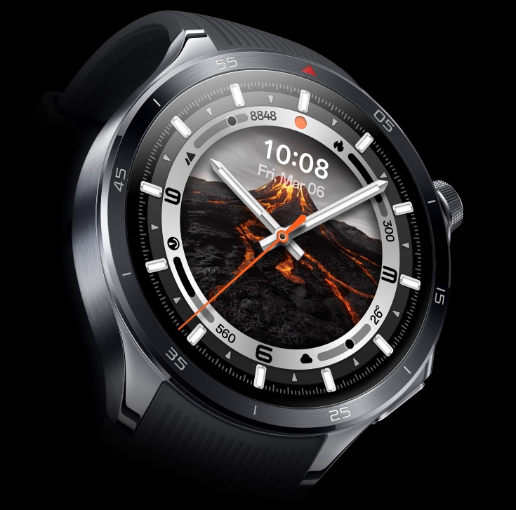 Smartwatch OPPO Watch X2, GPS, Android, Lava Black